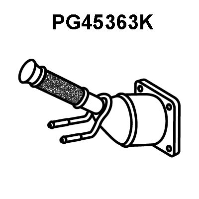 VENEPORTE katalizatoriaus keitiklis PG45363K