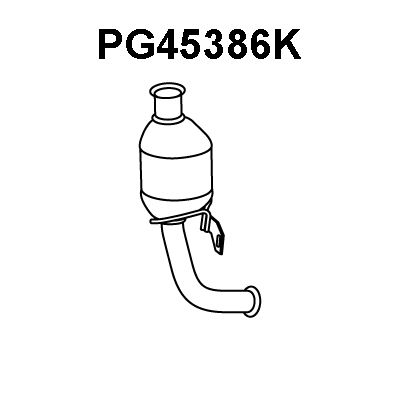 VENEPORTE katalizatoriaus keitiklis PG45386K