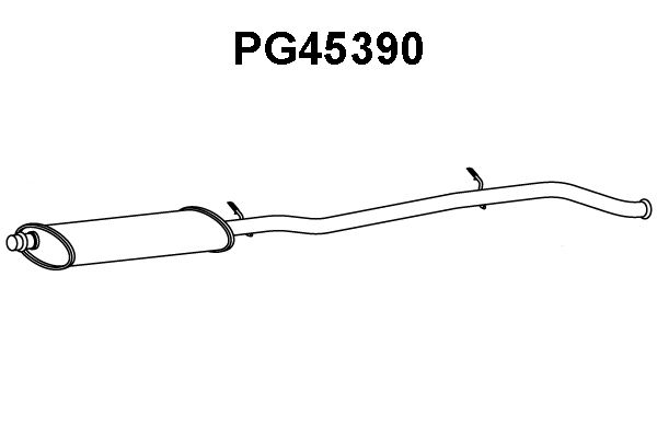 VENEPORTE priekinis duslintuvas PG45390