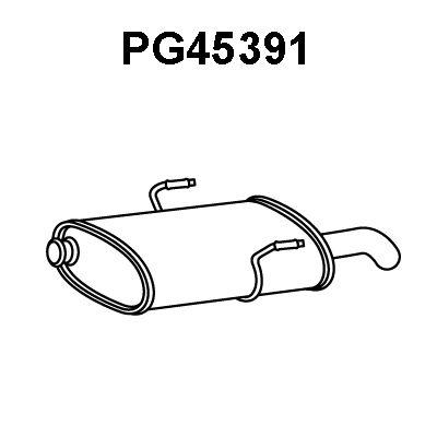 VENEPORTE Глушитель выхлопных газов конечный PG45391
