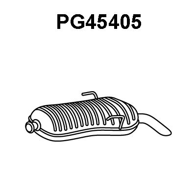 VENEPORTE Глушитель выхлопных газов конечный PG45405