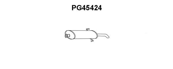 VENEPORTE Глушитель выхлопных газов конечный PG45424