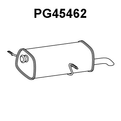 VENEPORTE Глушитель выхлопных газов конечный PG45462