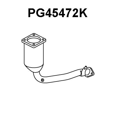 VENEPORTE katalizatoriaus keitiklis PG45472K