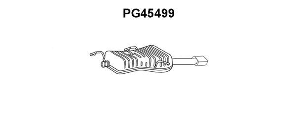 VENEPORTE Глушитель выхлопных газов конечный PG45499