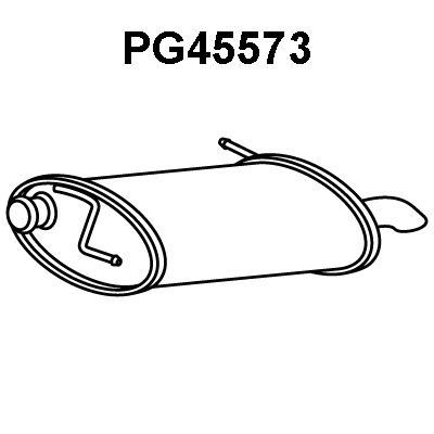 VENEPORTE Глушитель выхлопных газов конечный PG45573