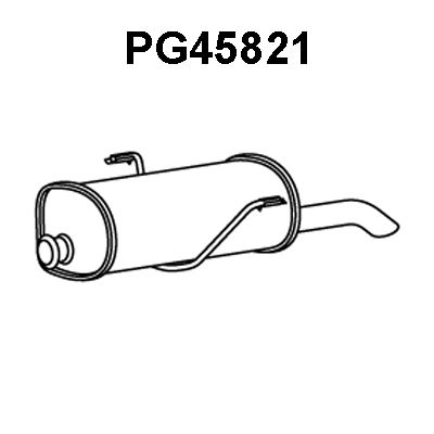 VENEPORTE Глушитель выхлопных газов конечный PG45821