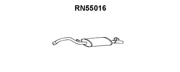 VENEPORTE Глушитель выхлопных газов конечный RN55016