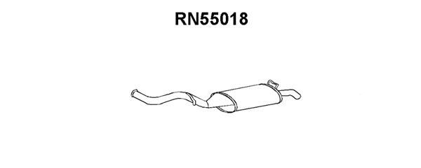 VENEPORTE Глушитель выхлопных газов конечный RN55018