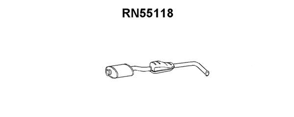 VENEPORTE Средний глушитель выхлопных газов RN55118