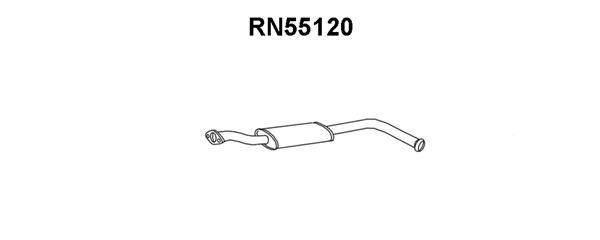 VENEPORTE Средний глушитель выхлопных газов RN55120