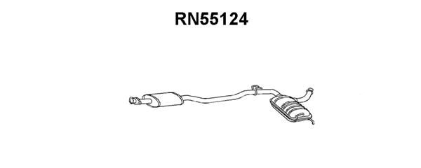 VENEPORTE Предглушитель выхлопных газов RN55124