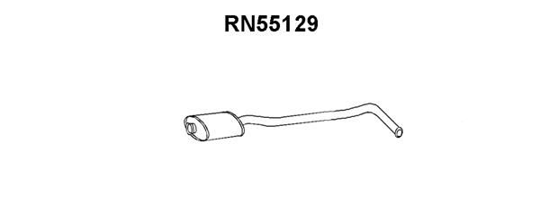 VENEPORTE Предглушитель выхлопных газов RN55129