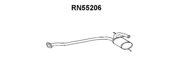 VENEPORTE Предглушитель выхлопных газов RN55206