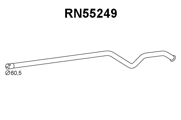 VENEPORTE Труба выхлопного газа RN55249