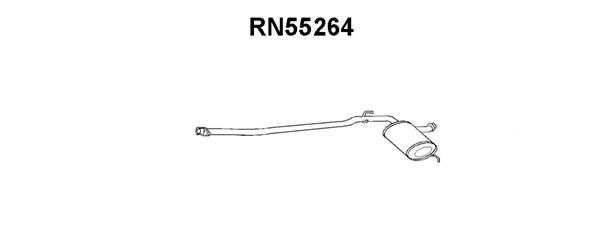 VENEPORTE Предглушитель выхлопных газов RN55264