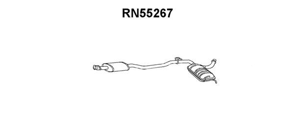 VENEPORTE Предглушитель выхлопных газов RN55267