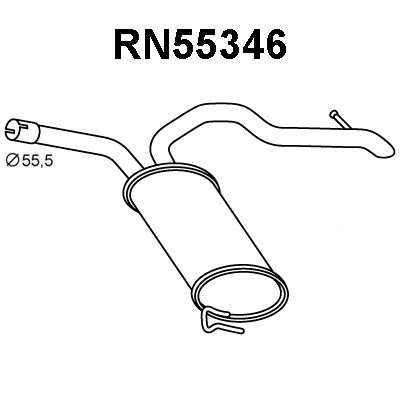 VENEPORTE galinis duslintuvas RN55346