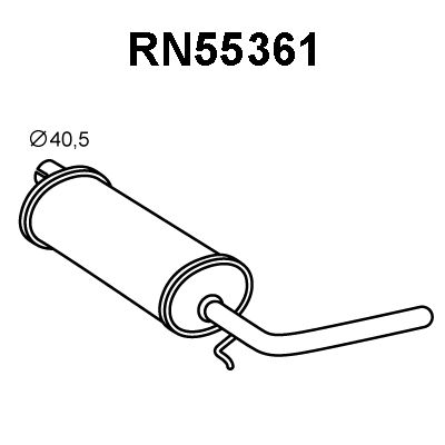 VENEPORTE galinis duslintuvas RN55361