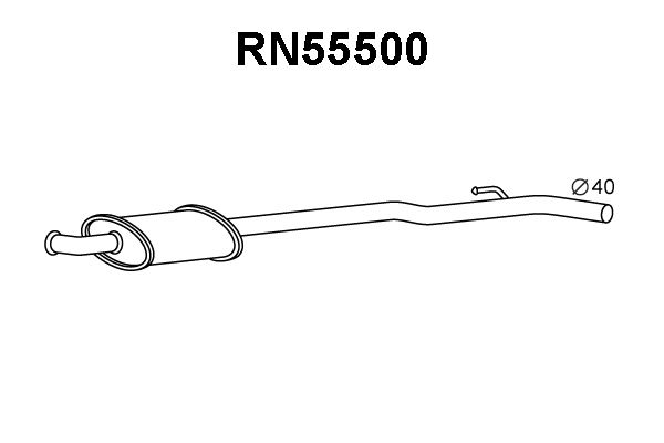 VENEPORTE priekinis duslintuvas RN55500