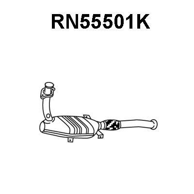 VENEPORTE katalizatoriaus keitiklis RN55501K