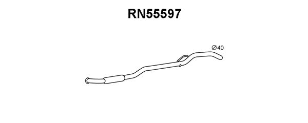 VENEPORTE Труба выхлопного газа RN55597