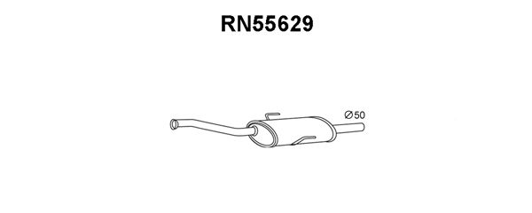 VENEPORTE Предглушитель выхлопных газов RN55629