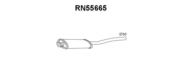 VENEPORTE Предглушитель выхлопных газов RN55665