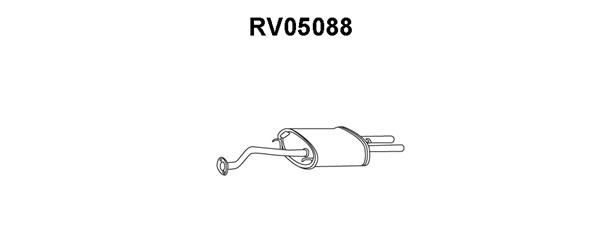 VENEPORTE Глушитель выхлопных газов конечный RV05088