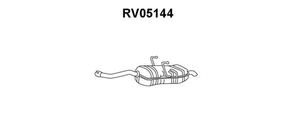VENEPORTE Глушитель выхлопных газов конечный RV05144
