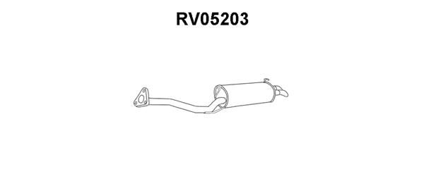 VENEPORTE Глушитель выхлопных газов конечный RV05203