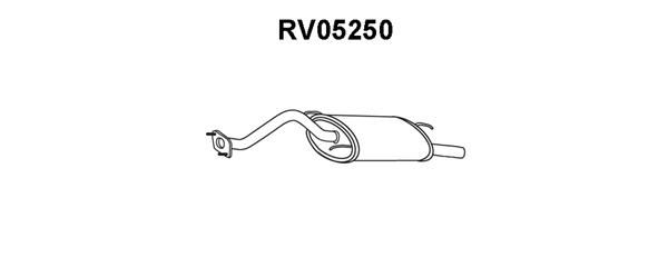 VENEPORTE Глушитель выхлопных газов конечный RV05250