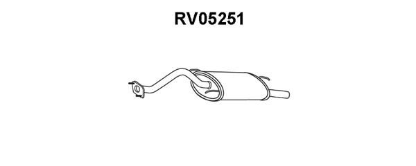VENEPORTE Глушитель выхлопных газов конечный RV05251