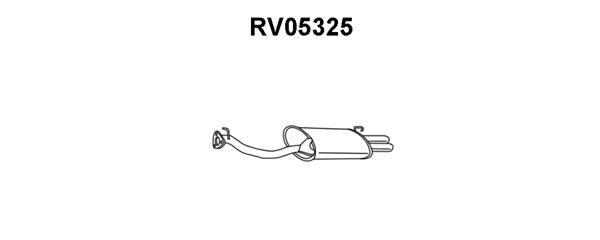 VENEPORTE Глушитель выхлопных газов конечный RV05325