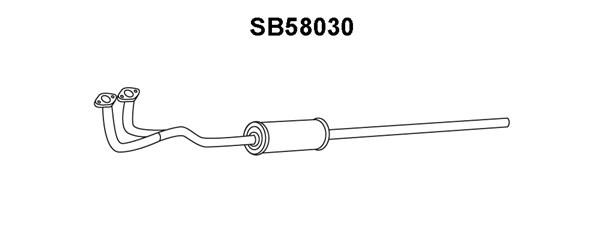 VENEPORTE Предглушитель выхлопных газов SB58030