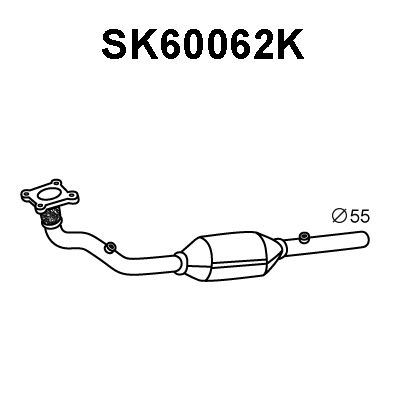 VENEPORTE katalizatoriaus keitiklis SK60062K