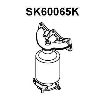 VENEPORTE kolektoriaus katalizatorius SK60065K