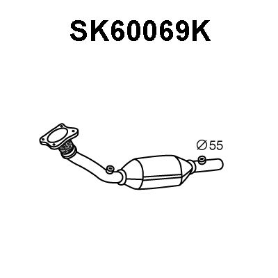 VENEPORTE katalizatoriaus keitiklis SK60069K