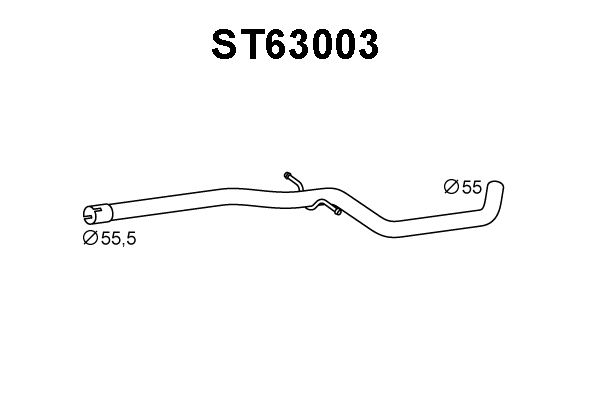 VENEPORTE Труба выхлопного газа ST63003