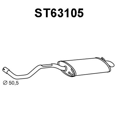 VENEPORTE galinis duslintuvas ST63105