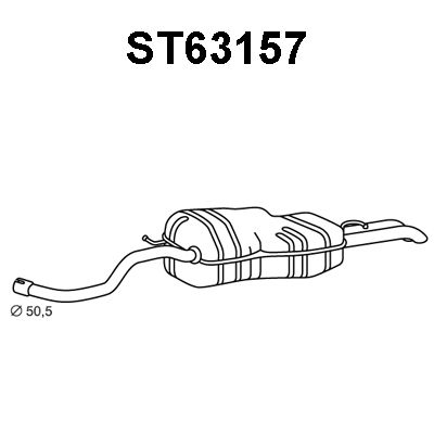 VENEPORTE galinis duslintuvas ST63157