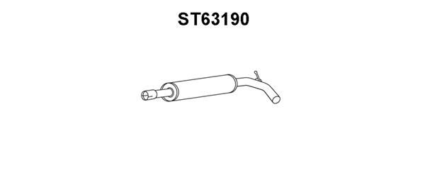 VENEPORTE Предглушитель выхлопных газов ST63190