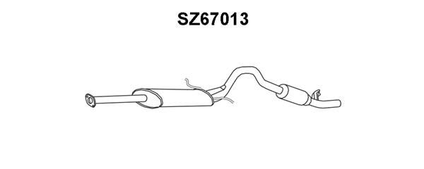 VENEPORTE Глушитель выхлопных газов конечный SZ67013