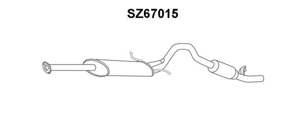 VENEPORTE Глушитель выхлопных газов конечный SZ67015