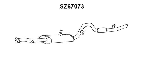 VENEPORTE Глушитель выхлопных газов конечный SZ67073