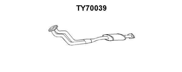 VENEPORTE Предглушитель выхлопных газов TY70039