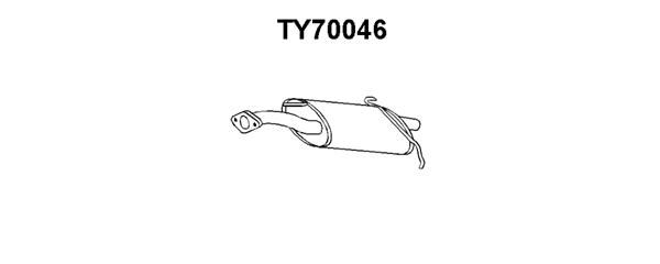 VENEPORTE Предглушитель выхлопных газов TY70046