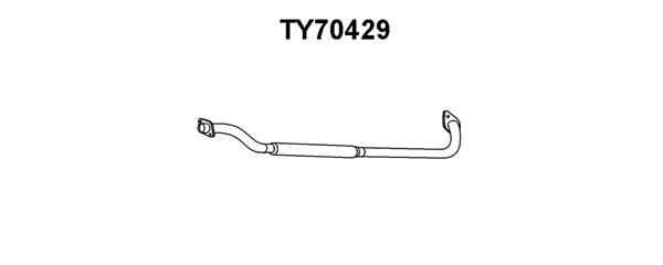 VENEPORTE Средний глушитель выхлопных газов TY70429