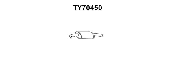 VENEPORTE priekinis duslintuvas TY70450