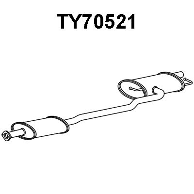 VENEPORTE galinis duslintuvas TY70521